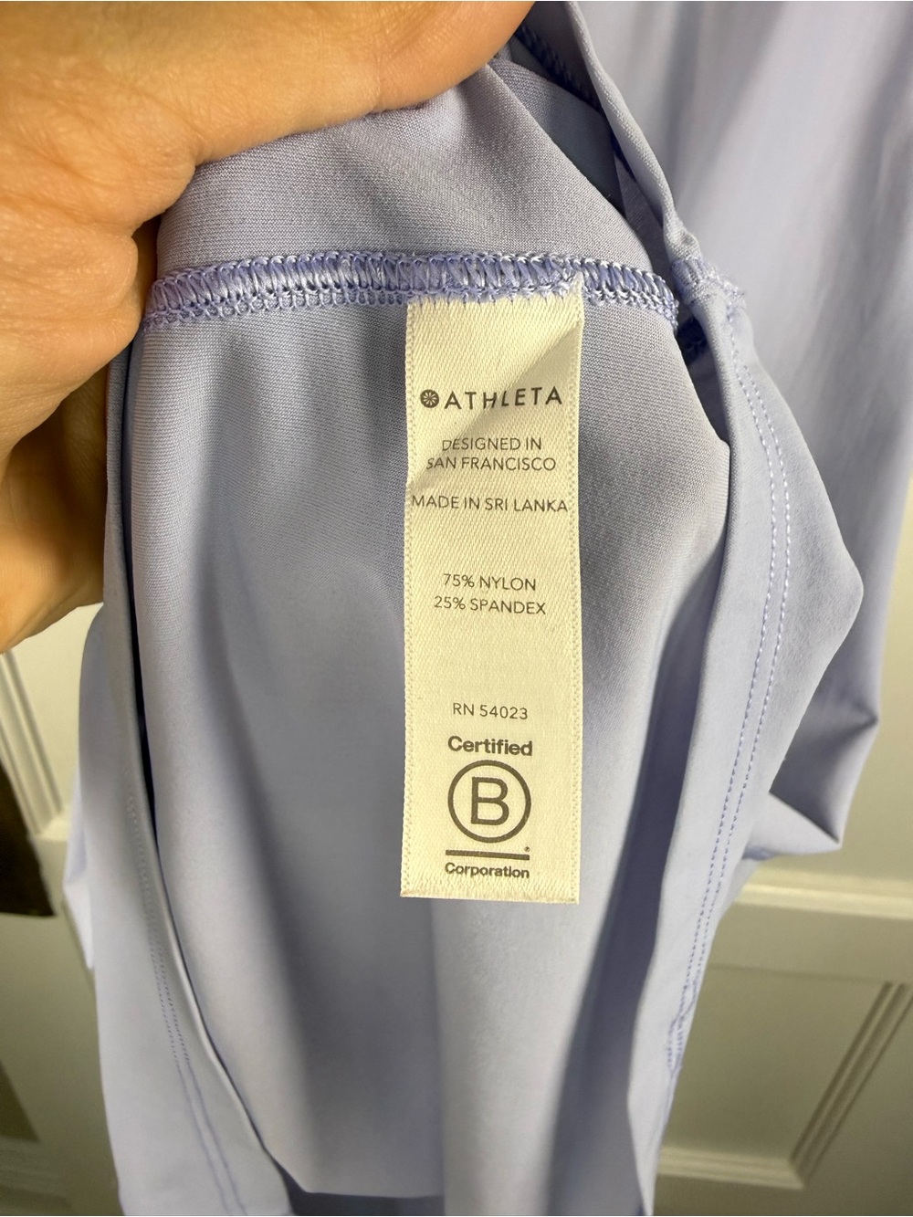 Athleta Light Lavender Performance Racerback Tank - Picture 4 of 4